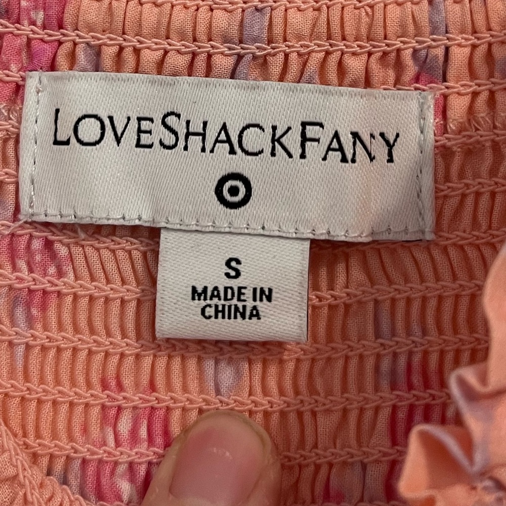 LoveShackFancy x Target Simone Floral Tiered Midi Dress - Picture 7 of 8